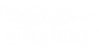 Stone Olafson white logo